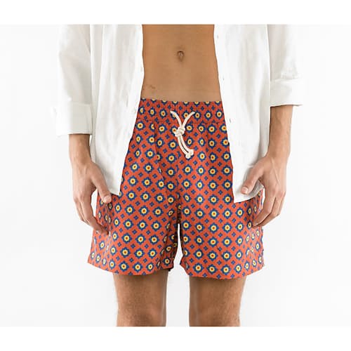 laydown image of Mediterranean Swim Shorts - 5"