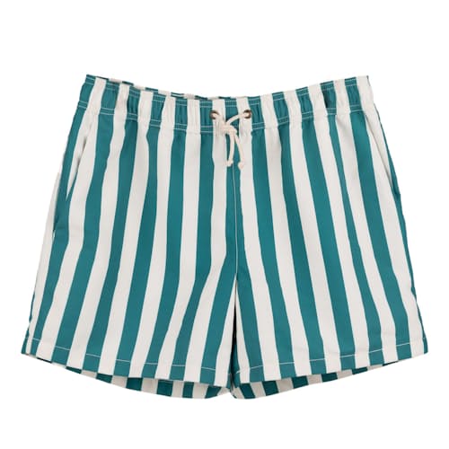 laydown image of Paraggi Striped Swim Shorts - 5"