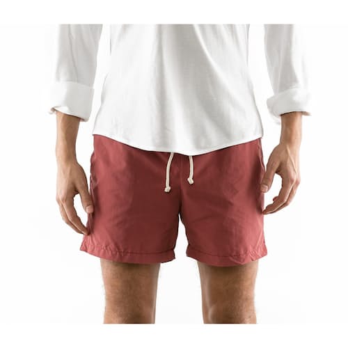 laydown image of Italian Classic Swim Shorts - 5"