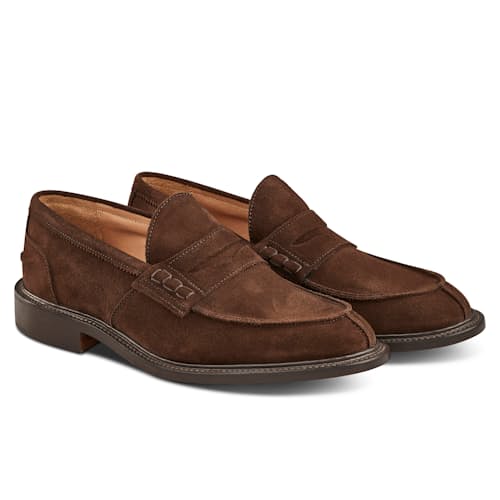 laydown image of James Suede Loafer