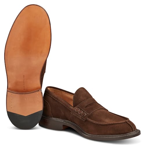 laydown image of James Suede Loafer