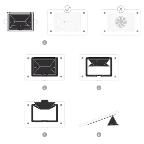 laydown image of Rise Laptop Stand