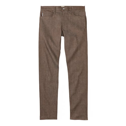 laydown image of The Pen Slim Stretch Selvedge Denim Jeans