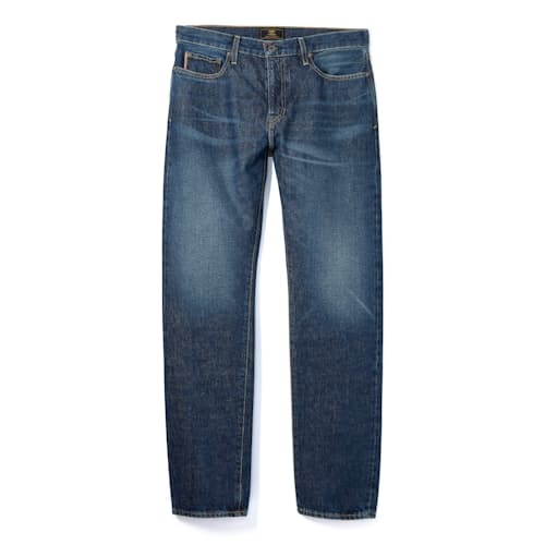 laydown image of American Made Vidalia Selvedge Denim - Straight