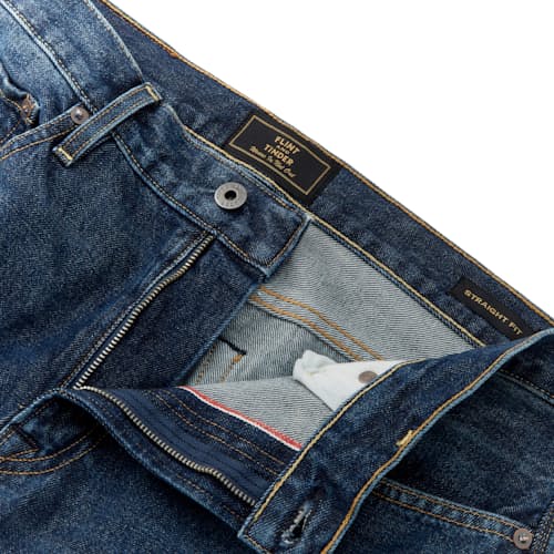 lifestyle image of American Made Vidalia Selvedge Denim - Straight