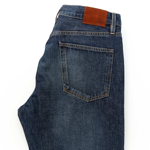 laydown image of American Made Vidalia Selvedge Denim - Straight