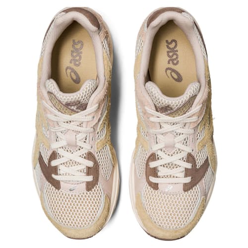 laydown image of Gel-1330 Hairy Suede Sneaker