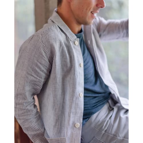 laydown image of Kite Linen Chore Coat