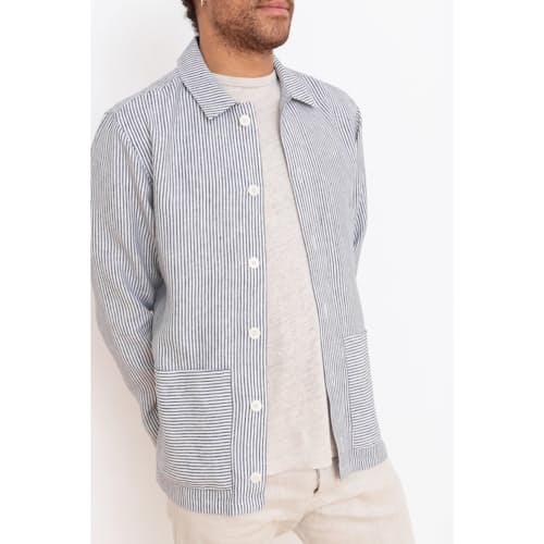 laydown image of Kite Linen Chore Coat