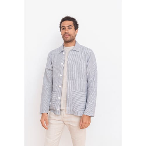 laydown image of Kite Linen Chore Coat