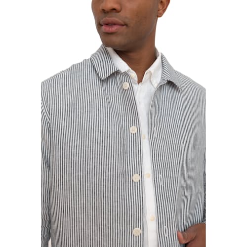 laydown image of Kite Linen Chore Coat