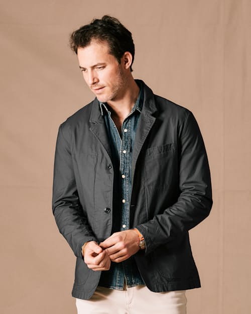 on model image of Flyweight Flex Blazer