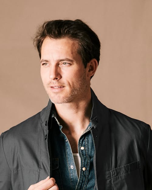 on model image of Flyweight Flex Blazer