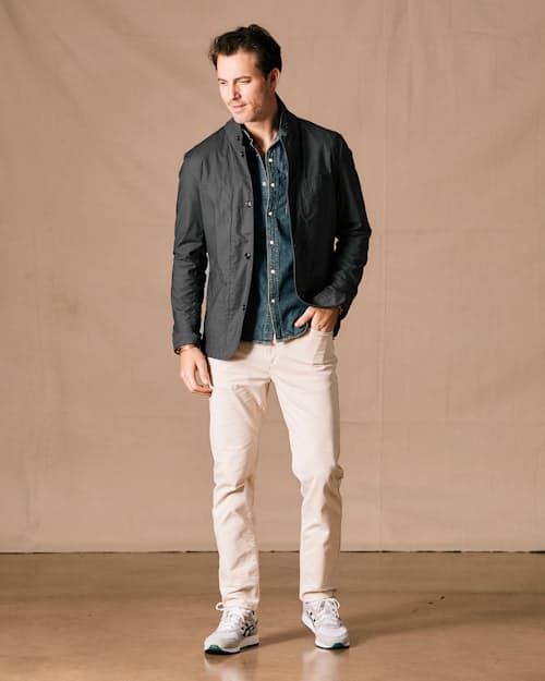 on model image of Flyweight Flex Blazer