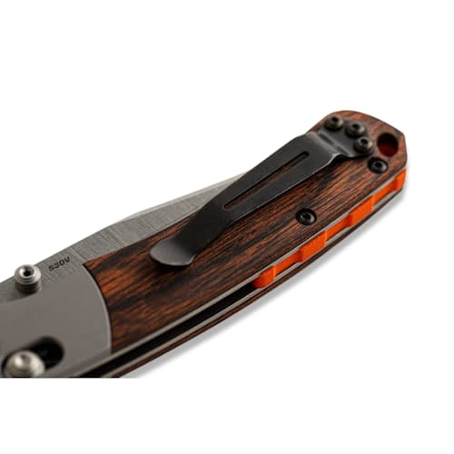 laydown image of Mini Crooked River Hunting Pocket Knife