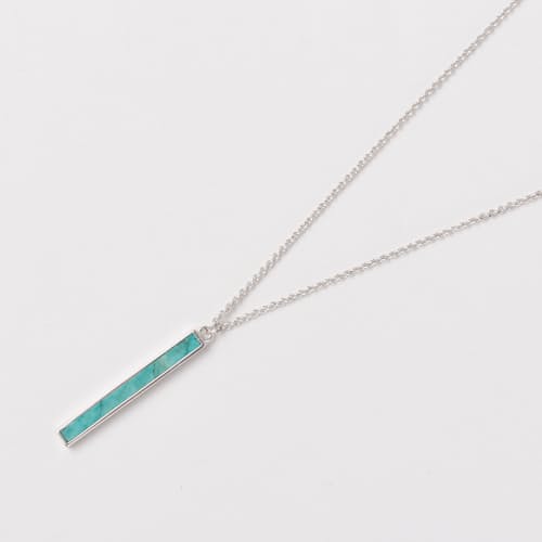 laydown detail image of Women's Silver Turquoise Pendant