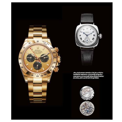 laydown image of The Book of Rolex - Coffee Table Book