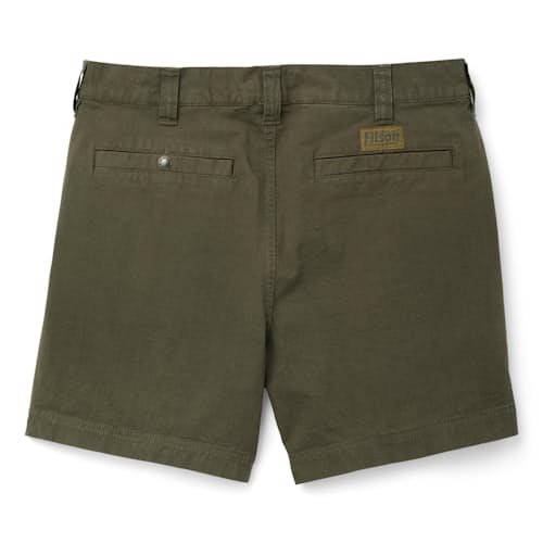 laydown image of Durable Stretch Granite Mountain Shorts - 6"