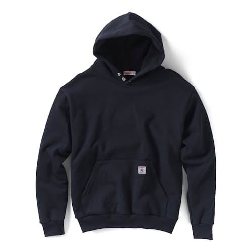laydown image of Heavyweight Double Snap Hoodie