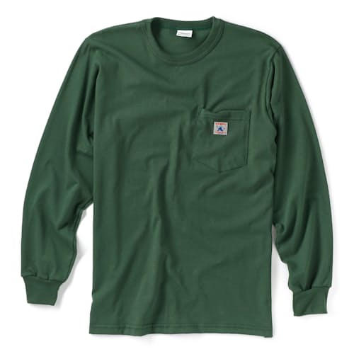 laydown image of New York Workwear Jersey Long Sleeve T-Shirt