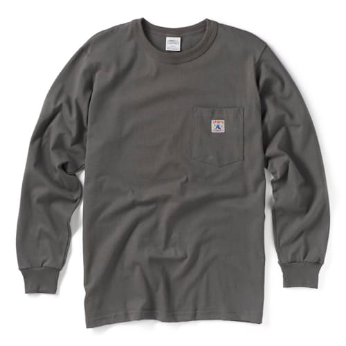 laydown image of New York Workwear Jersey Long Sleeve T-Shirt