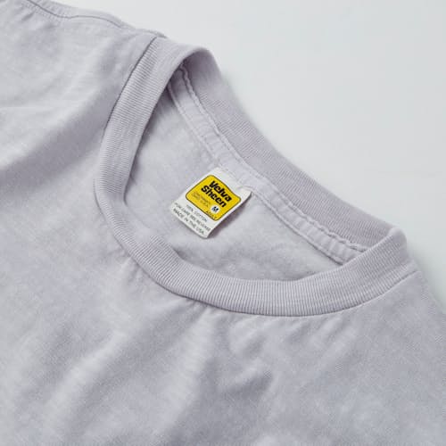 lifestyle image of Slub Cotton-Jersey Pigment Dyed T-Shirt