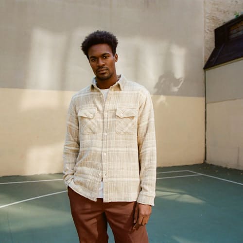 lifestyle image of Crosscut Flannel