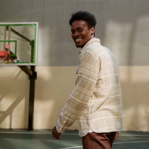 lifestyle image of Crosscut Flannel