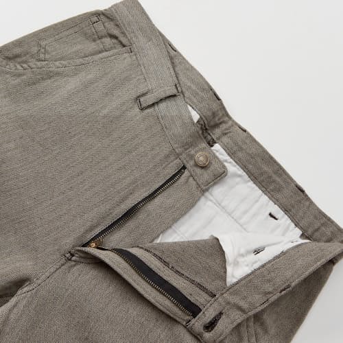lifestyle image of Saddle Herringbone Trouser