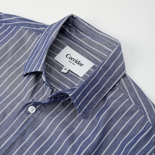 lifestyle image of Twin Stripe Long Sleeve Shirt