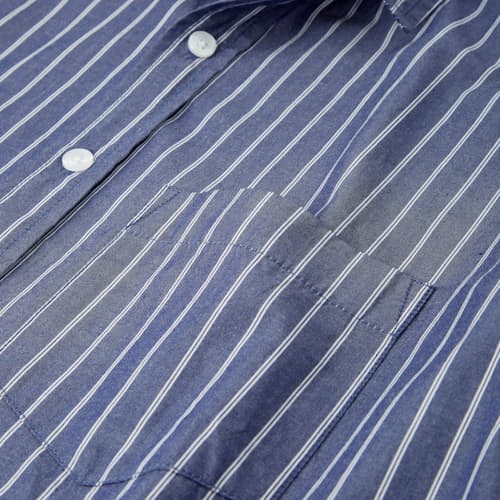 lifestyle image of Twin Stripe Long Sleeve Shirt