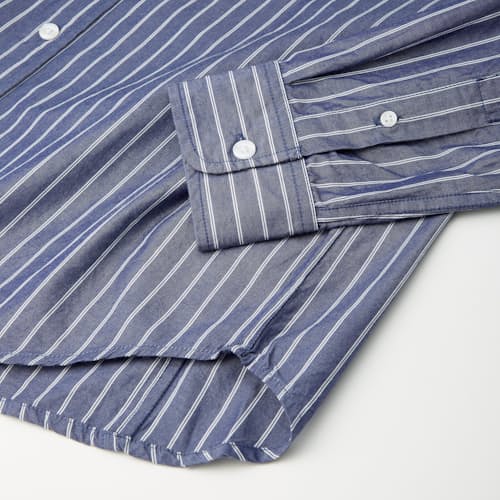 lifestyle image of Twin Stripe Long Sleeve Shirt