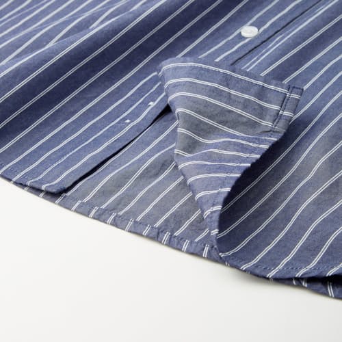 lifestyle image of Twin Stripe Long Sleeve Shirt