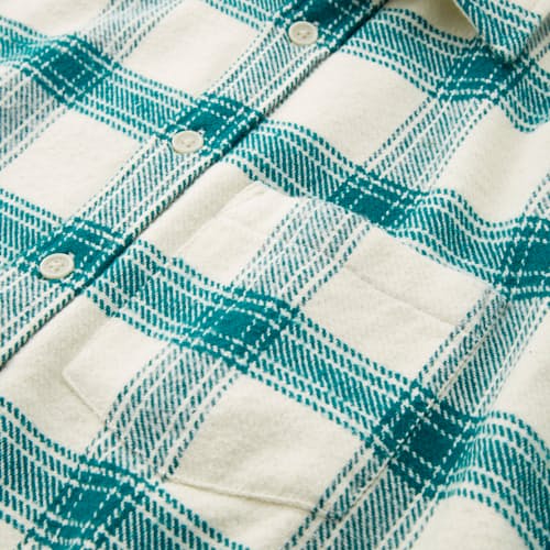 lifestyle image of Jewel Plaid Long Sleeve Shirt