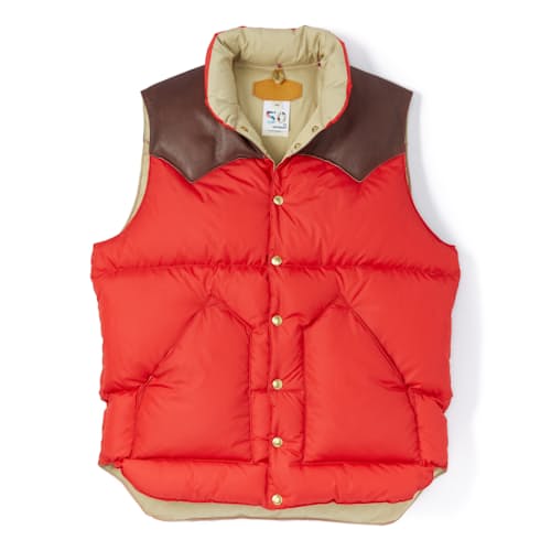laydown image of Heritage Down Insulated Puffer Vest