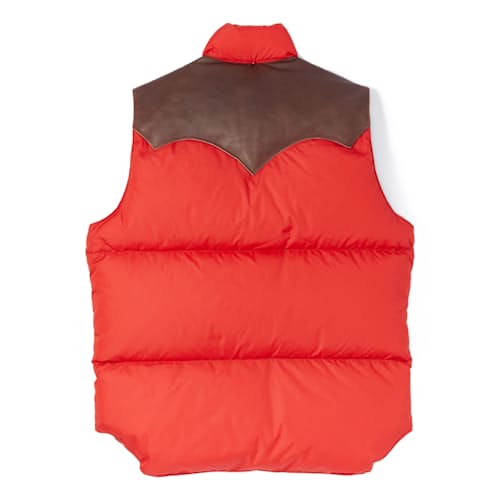 laydown image of Heritage Down Insulated Puffer Vest