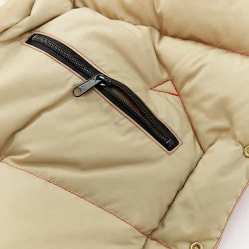 laydown image of Heritage Down Insulated Puffer Vest