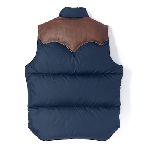 laydown image of Heritage Down Insulated Puffer Vest