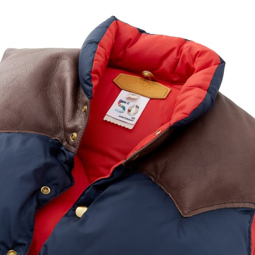 laydown image of Heritage Down Insulated Puffer Vest
