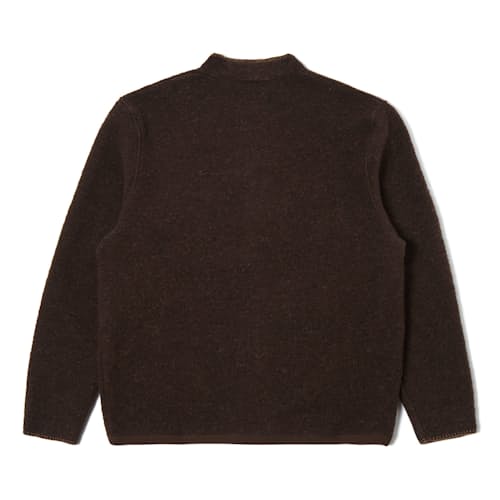 laydown image of Fleece Blanket Cardigan