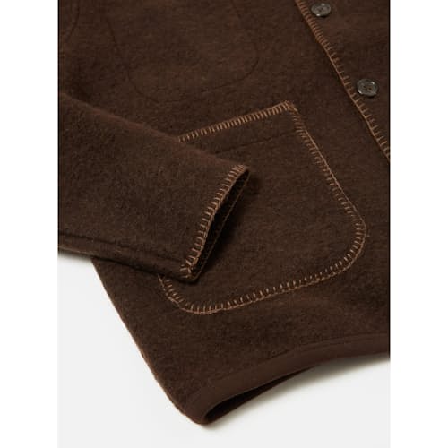 lifestyle image of Fleece Blanket Cardigan