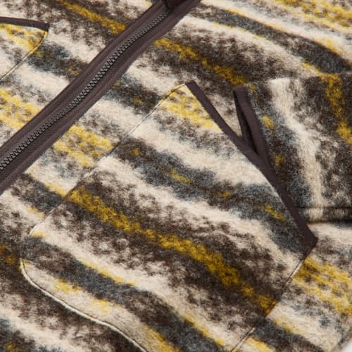 laydown detail image of Merino Wool Blend Zip Liner Jacket