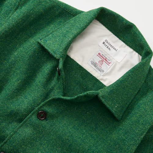 laydown detail image of Harris Tweed Easy Over Jacket