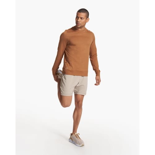 on model image of Ponto Performance Crewneck Sweatshirt