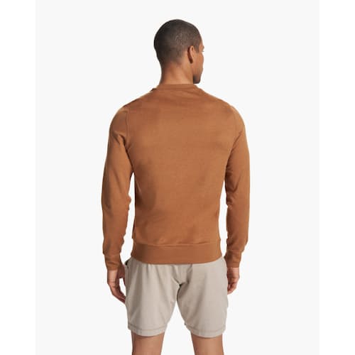 on model image of Ponto Performance Crewneck Sweatshirt