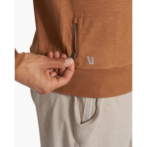 on model image of Ponto Performance Crewneck Sweatshirt