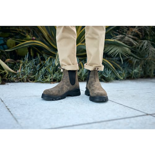 lifestyle image of #2239 Lug Sole Chelsea Boot
