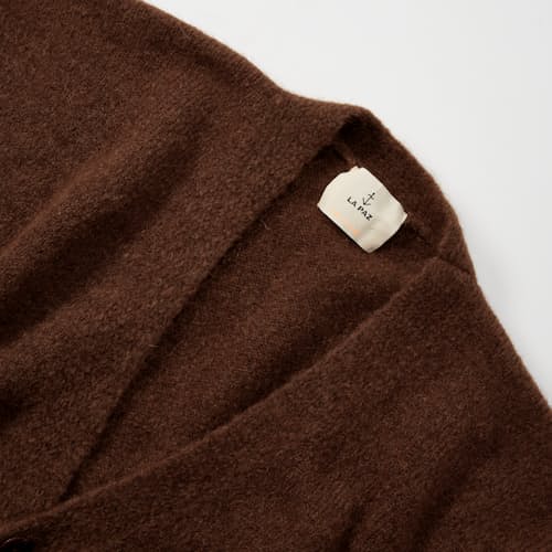 lifestyle image of Quieroz Alpaca Cardigan