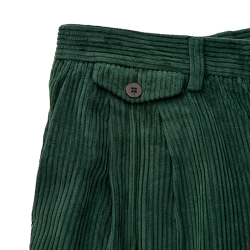 laydown image of Palmas Soft Corduroy Pleated Trousers