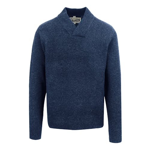 laydown image of Davy V-Neck Waffle Sweater
